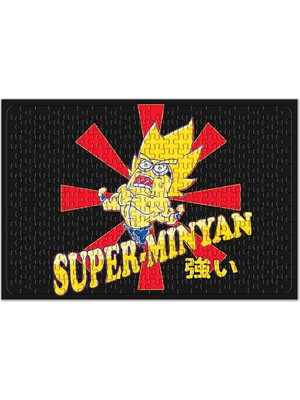 Baskı Dükkanı Super Minion Minyan Puzzle 240 Parça Yapboz