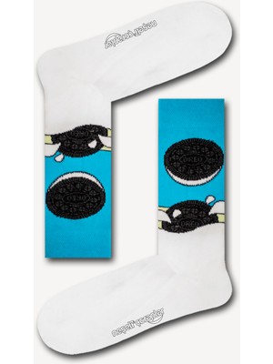 Süt Oreo Renkli Erkek Çorap