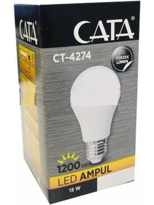 Cata CT-4274 15 Watt LED Ampul 6400K Beyaz Işık E27