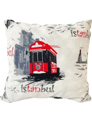 Vip Home Concept Kırlent Yastık Kılıfı Vip Kılıf 1 ADET-43X43 Cm(Istanbul)