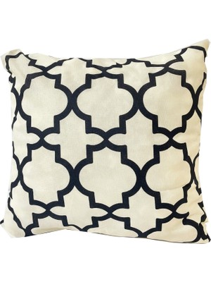 Vip Home Concept Kırlent Yastık Dolgulu Fermuarlı Vip Yastık 1 ADET-43X43 Cm(Alaçatı)