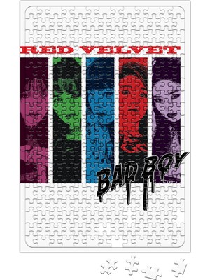 Baskı Dükkanı Red Velvet Bad Boy Puzzle 240 Parça Yapboz