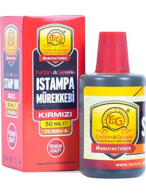 Fg Istampa Mürekkebi (50 ml Kırmızı)
