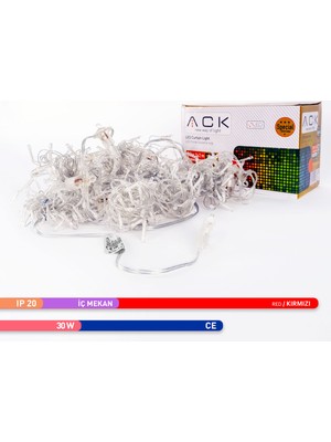 Ack 120 Ledli LED Şerit Kırmızı 1920LM 220V 8.5W