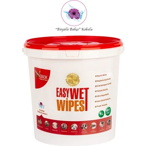 Vebox easy Wet Wipes Islak Kova Mendil Büyülü Bahçe Kokulu 300'LÜ