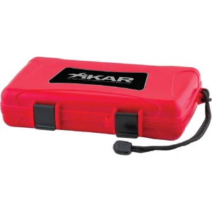 Kırmızı Seyahat Tipi 5 Humidor Puro Kutusu