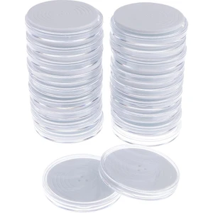 10 Adet 46MM Sikke Yuvarlak Kılıfı Plastik Depolama Sikke Koleksiyonu Malzemeleri Için (Yurt Dışından)