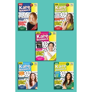 Kare Bulmaca 5'li Set