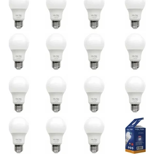 9W LED Ampül 15'li Beyaz 6500K