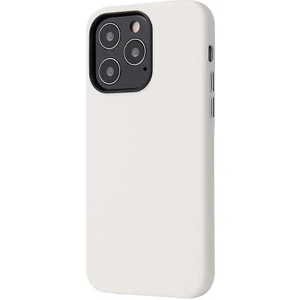 Case 4U Apple iPhone 13 Pro Max Kılıf Kadife İç Yüzey Mat Eyzi Silikon Kapak Beyaz