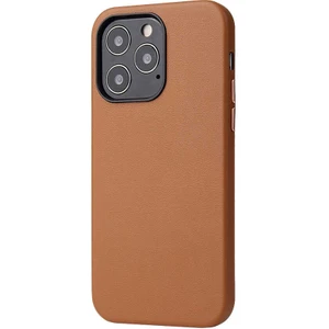 Case 4U Apple iPhone 13 Pro Max Kılıf Kadife İç Yüzey Mat Eyzi Silikon Kapak Kahverengi