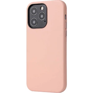 Case 4U Apple iPhone 13 Pro Max Kılıf Kadife İç Yüzey Mat Eyzi Silikon Kapak Pembe