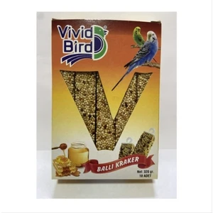 Bird Muhabbet Kuşları Için Ballı Kuş Krakeri 10'lu