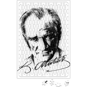 Baskı Dükkanı Atatürk Imzalı(1) Puzzle 240 Parça Yapboz
