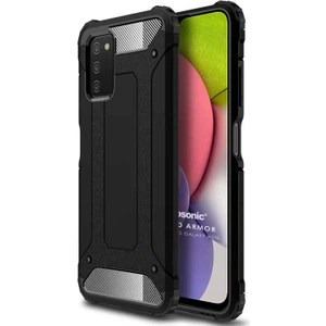 Samsung Galaxy A03S Kılıf Rugged Armor Siyah