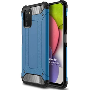Samsung Galaxy A03S Kılıf Rugged Armor Mavi