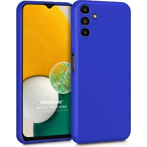 Matte Silicone Samsung Galaxy A13 Kılıf Mavi