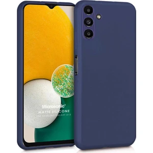 Matte Silicone Samsung Galaxy A13 Kılıf Lacivert