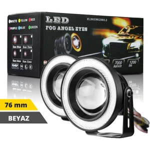 Yigi Tech Angel Ledli Sis Farı 76 mm Beyaz