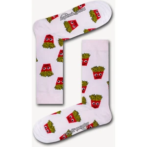 Pembe Neşeli Patates Renkli Kadın Çorap