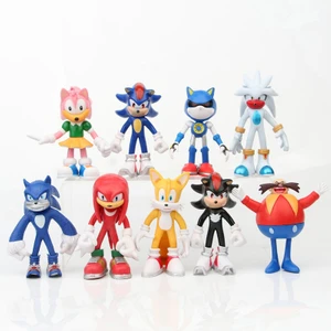 9 Adet Sonic Model Oyuncak (Yurt Dışından)