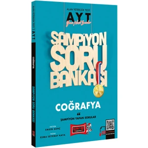 Yargı Yayınevi AYT Coğrafya Şampiyon Soru Bankası