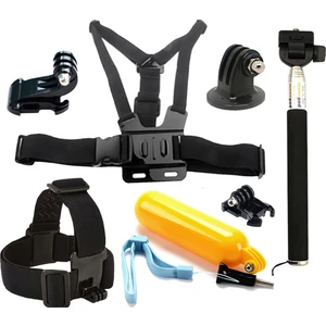 ST008 8 Parça Tüm Sjcam SJ4000 Eken H9R Gopro Hero Serisi Aksiyon Kameralarla Uyumlu Başlangıç Seti