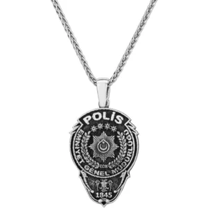 Anı Yüzük Gümüş Polis Erkek Kolye