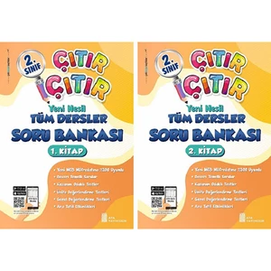 Ata Yayıncılık 2. Sınıf Çıtır Çıtır Tüm Dersler Soru Bankası Set 1 Ve 2. Kitap (1 Ve 2. Dönem)