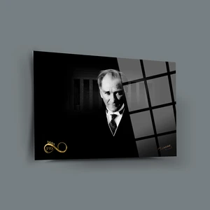 SRD Concept Atatürk 36 Cam Tablo-Atatürk Tablosu