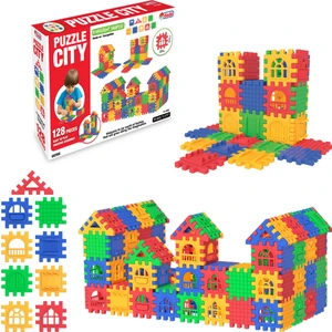 03703 Dede, Puzzle City 128 Parça