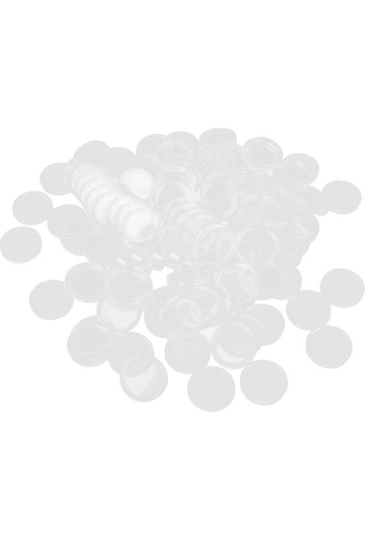 Lovoski Temizle 40.6mm Plastik Sikke Kapsül Paraları Konteyner Kutuları Tutucular Depolama X100 (Yurt Dışından)