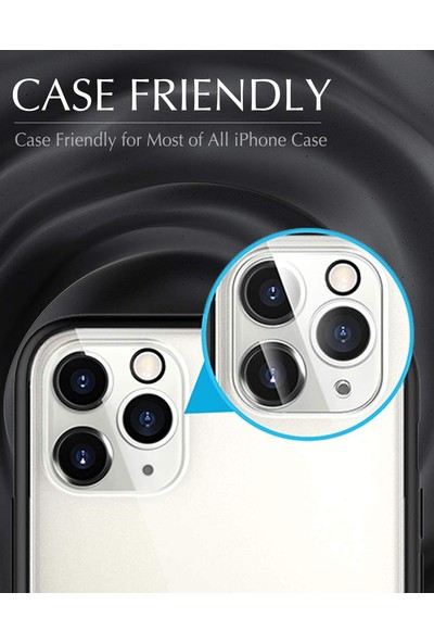 I-Veys Apple iPhone 12 Pro Max Kamera Lens Koruyucu Cam
