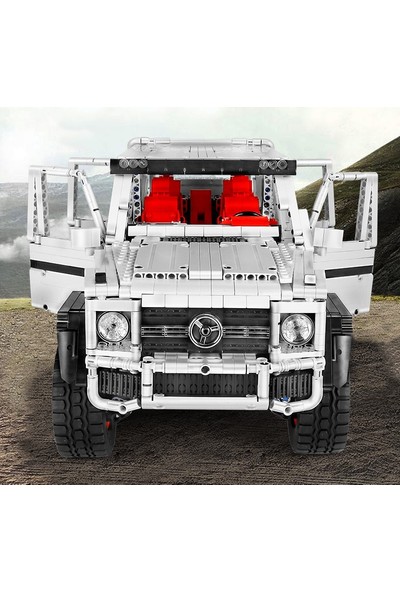 Ningbo Mercedes G63 Amg 6x6 Arazi Aracı Yapı Blokları Seti - Uzaktan Kumandalı - 3686 Parça -