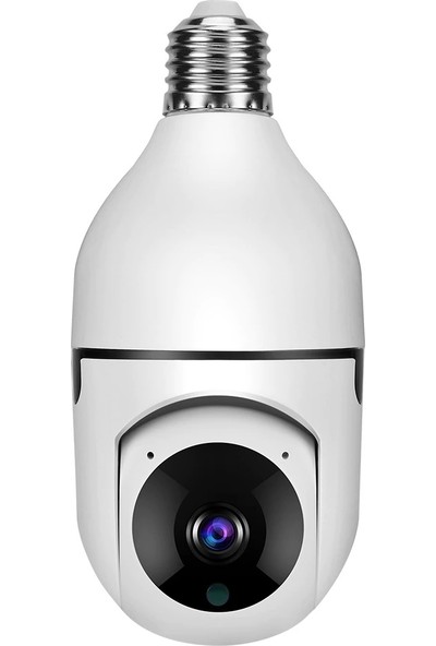 Bintech 2MP 1080P E27 Ampul Wifi Kamera Ptz HD Kızılötesi Gece Görüş Iki Yönlü Konuşma Bebek Izleme Monitörü Otomatik Izleme Ev Için Güvenlik Kamerası