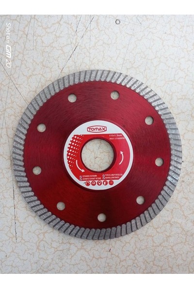Tomax Elmas Genel Taş Kesici 115 mm