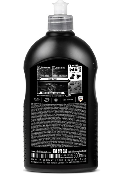 W6 Black Coatwax 500 ml fiyatları