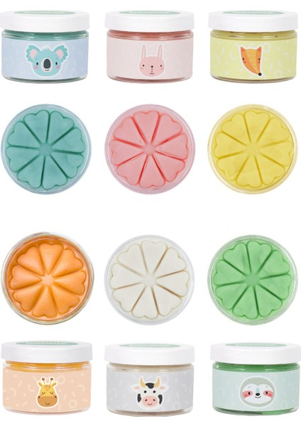 Play Dough Doğal Oyun Hamuru 6'lı Pastel Renk Seti 6 x 150 gr
