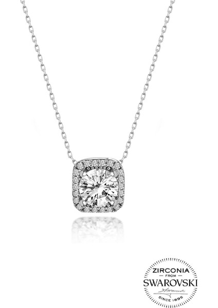 Gümüş Swarovski Taşlı Pırlanta Modeli Kare Üçlü Set fiyatları