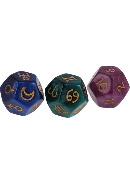 9x Akrilik Astroloji Dices Tarot Takımyıldızı Kovina Çocuk Oyuncakları Için Set (Yurt Dışından) fiyatları