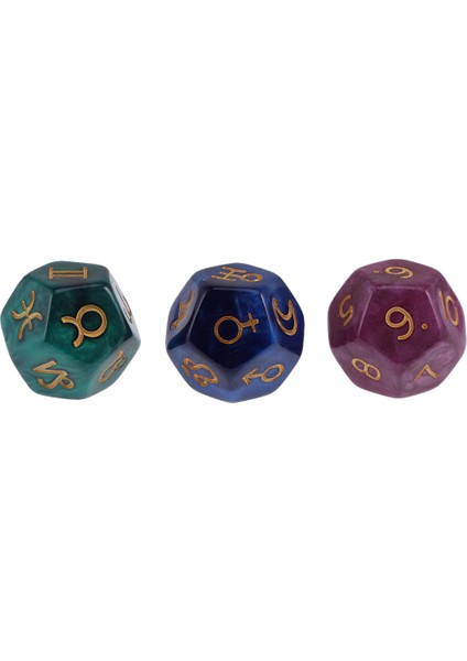 9x Akrilik Astroloji Dices Tarot Takımyıldızı Kovina Çocuk Oyuncakları Için Set (Yurt Dışından) modelleri