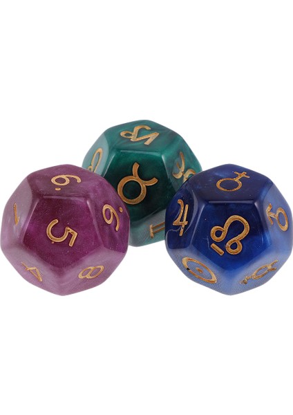 9x Akrilik Astroloji Dices Tarot Takımyıldızı Kovina Çocuk Oyuncakları Için Set (Yurt Dışından) fırsatları