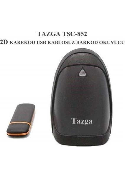 TSC-852 2d Karekod USB Kablosuz Barkod Okuyucu