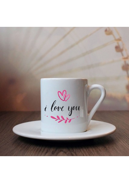 Love Temalı Kahve Fincanı -4-