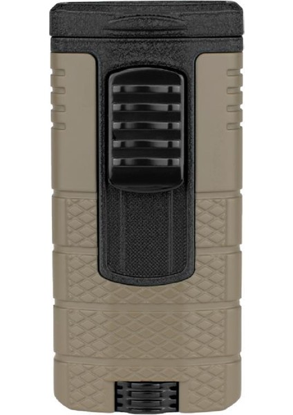 Tactical Triple Lighter Tan Black Çakmak