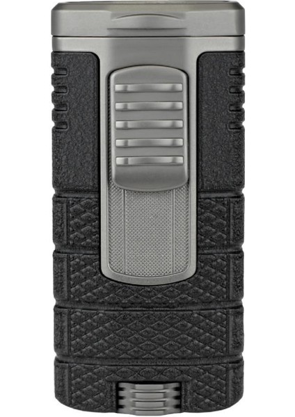 Tactical Triple Lighter Black Gunmetal Çakmak