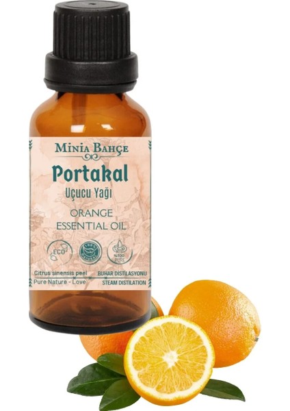 Minia Bahçe Greyfurt Yağı - Bergamot Yağı - Portakal Yağı ve Buhurdanlık Seti