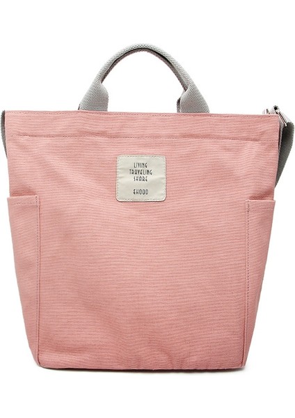 puluz Saplı Kanvas Çanta Pembe (Yurt Dışından)
