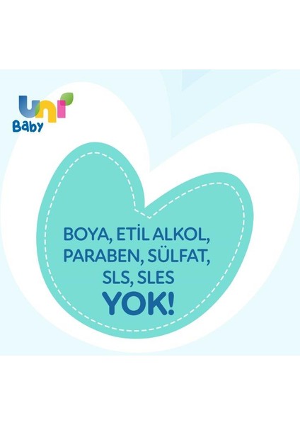 Uni Baby Saç ve Vücut Şampuan 700 ml * 3 Adet