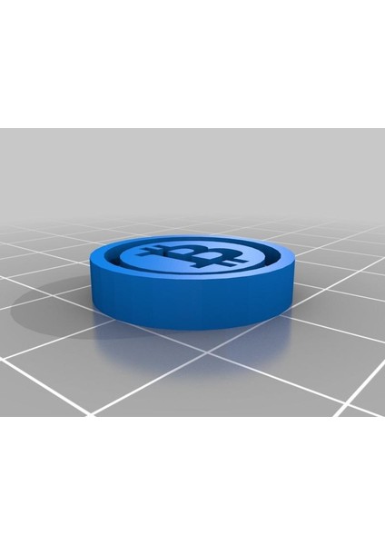 Bir Bitcoin Sikke Plastik Aparat